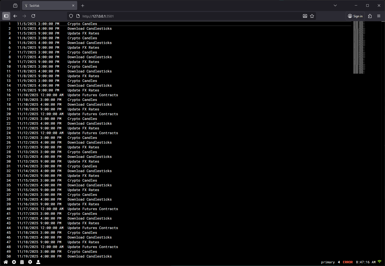 View Upcoming Schedule